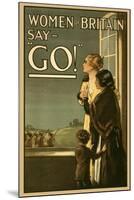 Women of Britain Say Go!-Kealey-Mounted Art Print