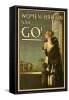 Women of Britain Say Go!-Kealey-Framed Stretched Canvas