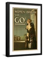 Women of Britain Say Go!-Kealey-Framed Art Print