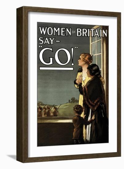 Women of Britain Say Go!-Kealey-Framed Art Print