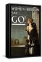 Women of Britain Say Go!-Kealey-Framed Stretched Canvas