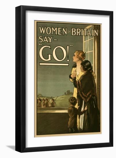 Women of Britain Say Go!-Kealey-Framed Art Print