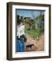 Women of Brittany and Calf, 1888-Paul Gauguin-Framed Giclee Print