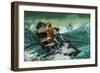 Women of Courage: The Rowboat Rescue. Grace Darling-Peter Jackson-Framed Giclee Print