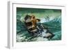 Women of Courage: The Rowboat Rescue. Grace Darling-Peter Jackson-Framed Giclee Print