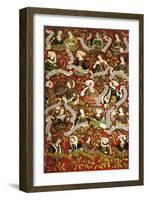 Women of House of Babemberg from 976 to 1246, Detail of Bamberg Family Tree Triptych, 1489-1492-Hans Smidth-Framed Giclee Print