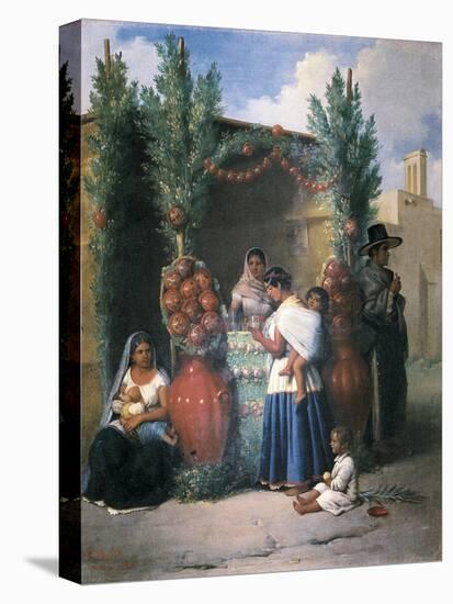 Women of Mexico City-Edouard Pingret-Stretched Canvas