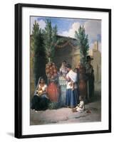 Women of Mexico City-Edouard Pingret-Framed Art Print