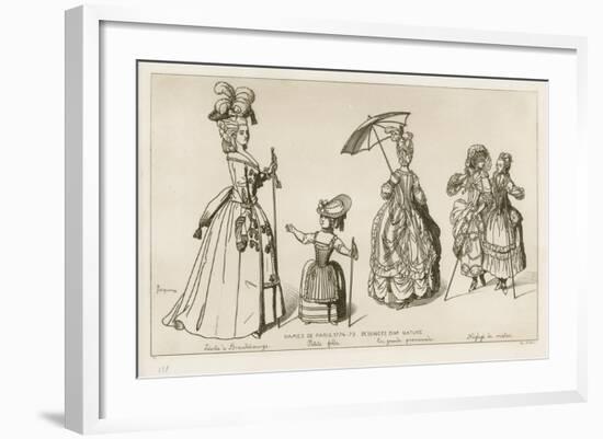 Women of Paris, 1774-79-Raphael Jacquemin-Framed Giclee Print