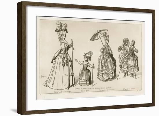 Women of Paris, 1774-79-Raphael Jacquemin-Framed Giclee Print