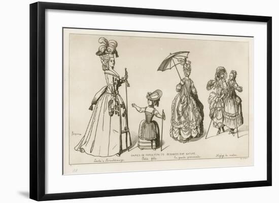 Women of Paris, 1774-79-Raphael Jacquemin-Framed Giclee Print