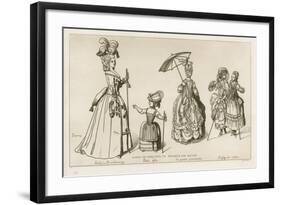 Women of Paris, 1774-79-Raphael Jacquemin-Framed Giclee Print