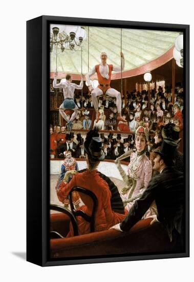 Women of Paris: the Circus Lover-James Tissot-Framed Stretched Canvas