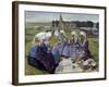 Women of Plougastel at Pardon De Saint Anne-La-Palud-Charles Cottet-Framed Giclee Print