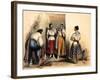 Women of Puebla, after 1836-Carlos Nebel-Framed Giclee Print