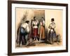 Women of Puebla, after 1836-Carlos Nebel-Framed Giclee Print