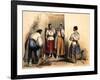 Women of Puebla, after 1836-Carlos Nebel-Framed Giclee Print