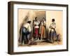 Women of Puebla, after 1836-Carlos Nebel-Framed Giclee Print