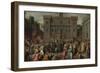 Women of Rome Gathering at the Capitol-Pieter Isaacsz-Framed Art Print