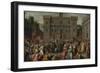 Women of Rome Gathering at the Capitol-Pieter Isaacsz-Framed Art Print