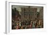 Women of Rome Gathering at the Capitol-Pieter Isaacsz-Framed Art Print