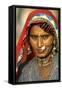 Women of Semi-Nomadic Groups, Rajasthan, Pushkar, India-David Noyes-Framed Stretched Canvas