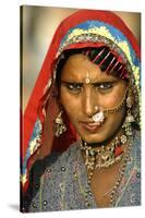 Women of Semi-Nomadic Groups, Rajasthan, Pushkar, India-David Noyes-Stretched Canvas