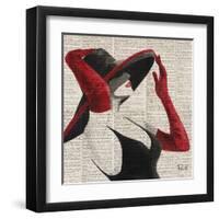 Women of Style Square I-null-Framed Art Print