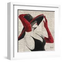 Women of Style Square I-null-Framed Art Print