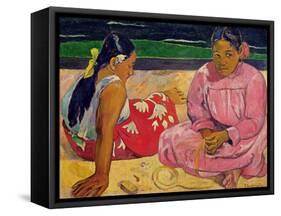 Women of Tahiti, on the Beach, 1891-Paul Gauguin-Framed Stretched Canvas