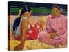 Women of Tahiti, on the Beach, 1891-Paul Gauguin-Stretched Canvas