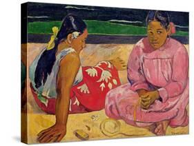 Women of Tahiti, on the Beach, 1891-Paul Gauguin-Stretched Canvas
