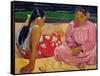 Women of Tahiti, on the Beach, 1891-Paul Gauguin-Framed Stretched Canvas