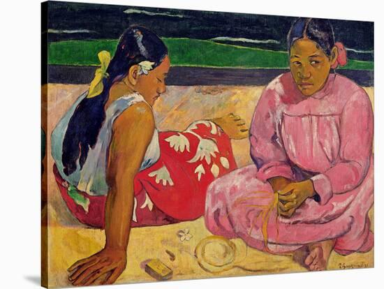 Women of Tahiti, on the Beach, 1891-Paul Gauguin-Stretched Canvas