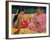 Women of Tahiti, on the Beach, 1891-Paul Gauguin-Framed Giclee Print