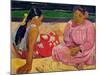 Women of Tahiti, on the Beach, 1891-Paul Gauguin-Mounted Giclee Print