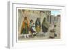 Women of Tesuque Pueblo, New Mexico-null-Framed Art Print