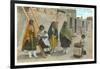 Women of Tesuque Pueblo, New Mexico-null-Framed Art Print