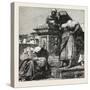 Women of the Campagna at Rome, Italy-null-Stretched Canvas