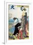 Women of the Gay Quarters, Late 18th or Early 19th Century-Torii Kiyonaga-Framed Giclee Print