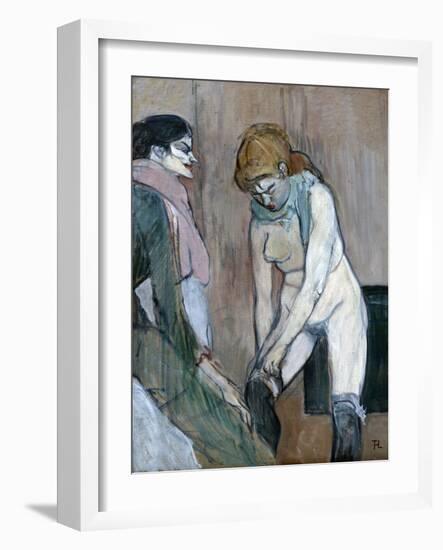 Women of the House, 1894-Henri de Toulouse-Lautrec-Framed Giclee Print