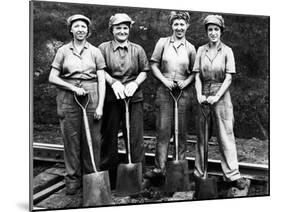 Women of the Rails: Track Work-null-Mounted Photographic Print