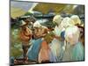 Women of Valencia At the Beach, 1915-Joaquín Sorolla y Bastida-Mounted Giclee Print