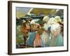 Women of Valencia At the Beach, 1915-Joaquín Sorolla y Bastida-Framed Giclee Print