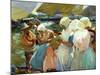 Women of Valencia At the Beach, 1915-Joaquín Sorolla y Bastida-Mounted Giclee Print