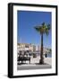 Women on a Bench Near a Palm Tree-Guy Thouvenin-Framed Photographic Print