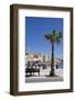 Women on a Bench Near a Palm Tree-Guy Thouvenin-Framed Photographic Print