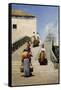 Women on a Bridge in Venice, 1869-Vincenzo Cabianca-Framed Stretched Canvas