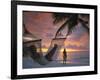 Women on Beach, Ari Atoll, White Sands Island-Angelo Cavalli-Framed Photographic Print