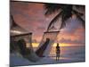 Women on Beach, Ari Atoll, White Sands Island-Angelo Cavalli-Mounted Photographic Print